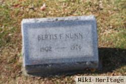 Bertis F Nunn