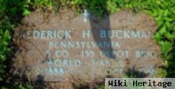 Frederick H Buckman