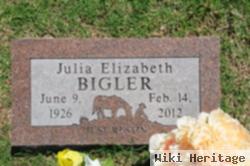 Julia Elizabeth Bigler