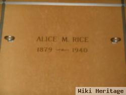 Alice M. Rice