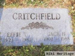 Jack H Critchfield