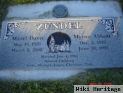 Myron Abbott "mike" Zundel