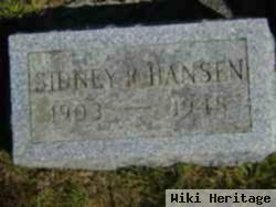 Sidney R Hansen