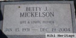 Betty J. Meyer Mickelson
