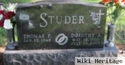 Dorothy A Schmidt Studer