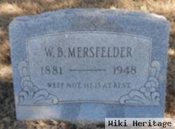 William Brooks "w B" Mersfelder