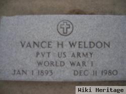 Vance H Weldon