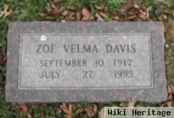 Zoe Velma Davis