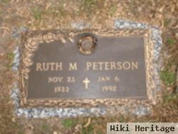 Ruth M Peterson
