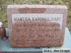 Martha "pinky" Randall Hart