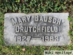 Mary Carol "mickey" Bausch Crutchfield