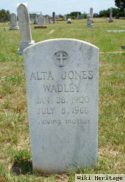 Alta Jane Jones Wadley