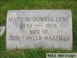 Mary Mcdowell Lyne Maxfield