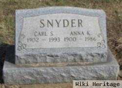 Anna R Kreidler Snyder