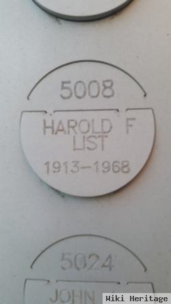 Harold List