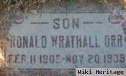 Ronald Wrathall Orr