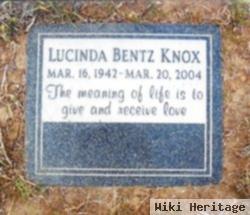 Lucinda Bentz "cindy" Knox