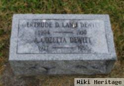 A. Cozetta Dewitt