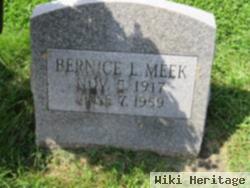 Bernice L Meek