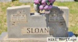 Marion W Sloan