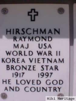 Maj Raymond Hirschman