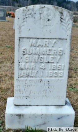 Mary Mariah Summers Singley