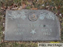 Bessie I Harkins Widson