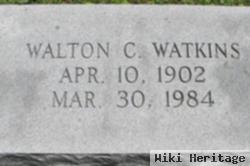 Walton C Watkins