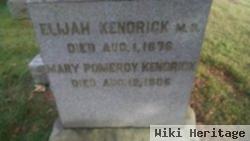 Dr Elijah Kendrick