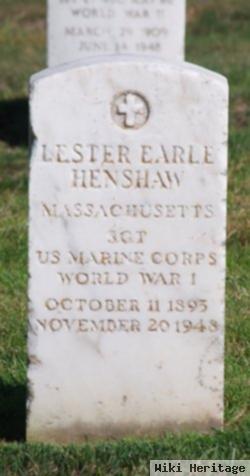 Lester Earle Henshaw