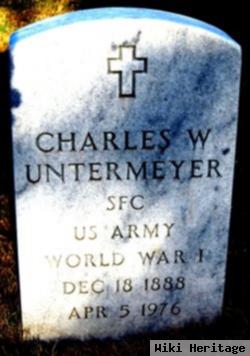 Charles W Untermeyer