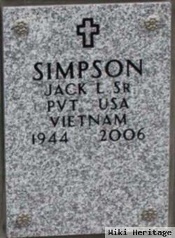 Jack L Simpson, Sr