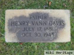 Henry Vann Davis