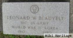 Leonard W Blauvelt