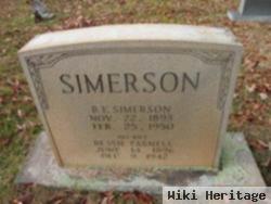 B. E. Simerson