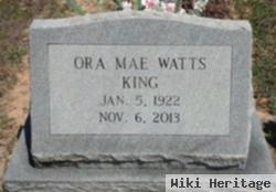 Ora Mae Watts King