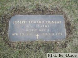 Sgt Joseph Edward Dunlap