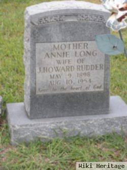 Annie G. Long Rudder