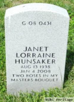 Janet Lorraine Thorp Hunsaker