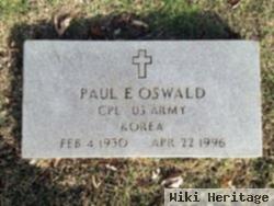 Corp Paul E. Oswald