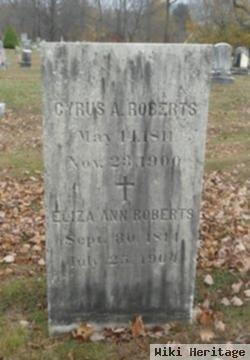 Cyrus A Roberts