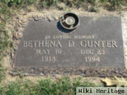 Bethena D Gunter