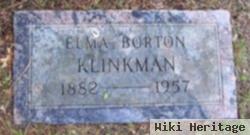 Elma Burton Klinkman