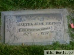 Martha Jane Simpson