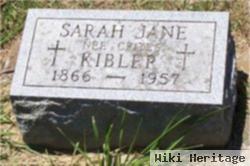 Sarah Jane Crites Kibler