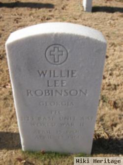 Willie Lee Robinson