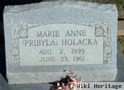 Marie Anne "mary" Pribyla Holacka