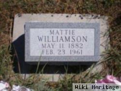 Martha "mattie" Smith Williamson