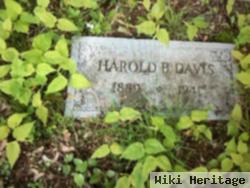 Harold Benkma Davis