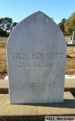 Vicki Bennett